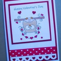 Silly Owl Valentine Card