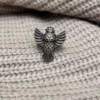 Owl Ring &bull; Boho Animal Ring &bull; 925 Sterling Silver Jewelry &bull; Evil Eye Owl Ring &bull; 