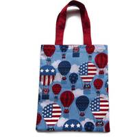 Patriotic Balloon and Owl Gift Bag, Owl Activity Bag, Owl Favor Bag