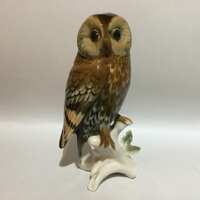 Karl Ens Porcelain TAWNY OWL Figurine