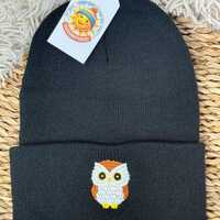 Owl Embroidered Beanie.