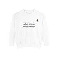 Unisex Garment-Dyed Sweatshirt-security owl