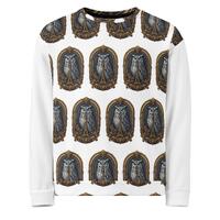 Unisex Sweatshirt - Classic Gold Framed Owl in Paris - New Design in 2026