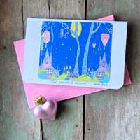 Owl you need is Love --Whimsical Vintage Valentine Card Set