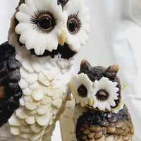 Vintage Owl Figurine Espana Collection (1990s) Italian Decorative Sculpture ,Polystone ,Collectible