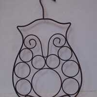 Vintage Black Metal Owl Scarf Hanger, Owl, Black Metal Owl, Black Metal Owl Tie Holder, Tie Holder, 