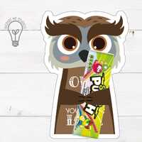 Owl Valentine DYI Card Printable | Kids Party - Classroom Candy Treat Holder (PDF Download)