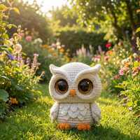 Crochet Owl Amigurumi Pattern, Stuffed Animal (PDF Pattern, English Only