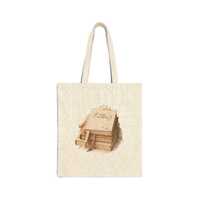 Soft Roots Owl Canvas Tote Bag | Illustrated Book Lover Tote, Cozy Everyday Carry