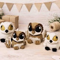 Cute Owl Figurine | 3D Printed Owl Decor | Adopt an Owl | Kawaii Owl Desk Decor | Nursery Owl Decora