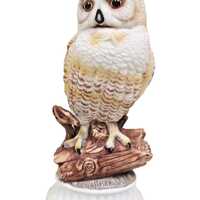 Vintage Napcoware Porcelain Owl Figurine 724 - Ceramica Creativa Mexico 6.25"