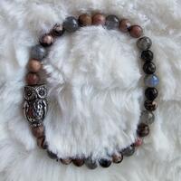 Heart protection owl bracelet