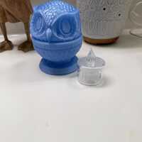 Round Owl Fairy Lamp STL files