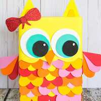 Owl Valentine Box | Printable Valentine Craft for Kids | Easy Classroom Valentine Exchange DIY
