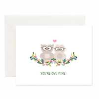 owl valentines day card,owl card,cute valentines card,valentines day card for boyfriend,cute valenti