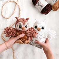 NO SEW Owl Crochet Pattern Snow Owl Amigurumi Pattern DIY Crochet Tutorial Owl Crochet Animal Patter