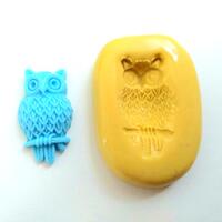 Owl Mould - 30mm Food safe, Polymer Clay, Cake decorate, Jewellery Making
