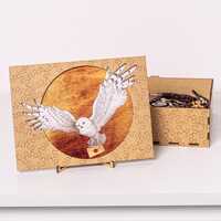 Hedwig Owl Harry Potter Puzzle, Licensed Wooden Jigsaw for Harry Potter Fans, Magical Fantasy Gift, 