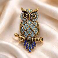 Owl Brooch, unique Brooch, jewellery, jewelry, vintage brooch, jewelry pin, brooch, Owl, Dutch desig