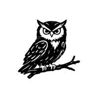 Owl Silhouette SVG PNG JPG | Digital Design for Crafting Projects