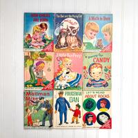 Vintage Rand McNally Junior Elf Books, Midcentury Children, Owl and Pussy Cat, Penny For Candy