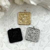 Athena's Owl Coin Charm, Ancient Greek Brass Pendant