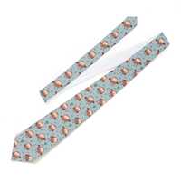 Cartoon Owl Necktie | Cute Owl Pattern Silk Necktie
