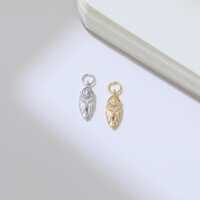 Sterling Silver White Topaz Barn Owl Pattern Charm Earring Gold Plated Animal Cartilage Piercing Hel
