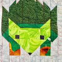 Hedgehog, Rabbit, Fox, Owl Quilt – Long Arm Quilted – 48” x 48”