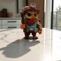 035-Treasure Hunter - Mysterious Owls 3D Figure with Handpainting (Dungeon&Dragons)