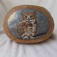 owl gourd bowl