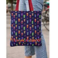 Hand Painted Owl Tote Bag | Watercolor Owl Illustration bag