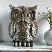 Owl Figurine | 3D Printed Modern Decor