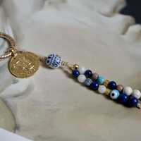 The ATHENA OWL Bag Charm - Greek Summer