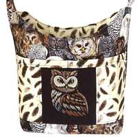 Owl Tote, Bird Lover, Bird Bag, Gift For Owl Lover, Owl, Project Bag, Moody Tote Bag, Barn Owl Tote