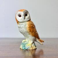 Vintage Beswick Pottery Barn Owl Figurine, Model 2026