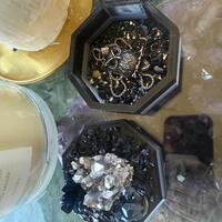 Owl Protection Pendant with Black Tourmaline Charging Dish – Spiritual Shield Necklace, Hemati