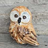 Vintage Owl String Dispenser And Scissor Holder Toni Raymond Babbacombe Pottery Wall Mounted Ceramic