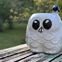 Owl Toothpick Holder, Enesco Korea, Owl Succulent Planter, Owl Air Plant Holder, Succulent Pot, Cute