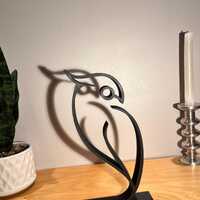 Minimalist Owl Decor – Modern Line Art Sculpture