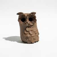 Original Vintage Margaret Hudson Earth Art Pottery Owl