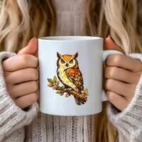 Cute Owl Mugs Ceramic Mugs Gift Ideas Birthday Christmas Funny Birdwatcher Mugs Animal Lover Mug Gii