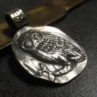Silver Owl Pendant: Unique Woodland Inspired Theme
