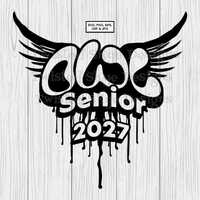 Owl Senior 2027 Logo SVG (Instant Download)