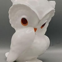 Royal Osborne Fine Bone China White Owl Figurine 1980s