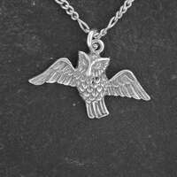 Sterling Silver Owl pendant on a Sterling Silver chain
