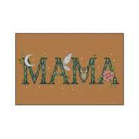 Mama Floor Mat Rustic Owl & Floral Welcome Door Mat