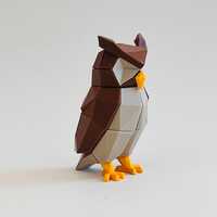 3D Printed Magnetic Owl Puzzle Toy