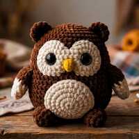 Owlbear Crochet Pattern PDF, Amigurumi Owl Bear Pattern, Cute Owl Plush, Fantasy Animal Crochet Patt