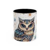 Whimsical Night Owl Mug | Accent Coffee Mug 11oz 15oz